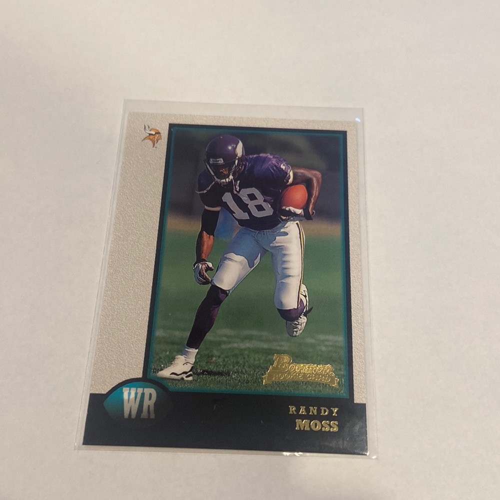 1998 Topps Bowman Randy Moss Football Card #182